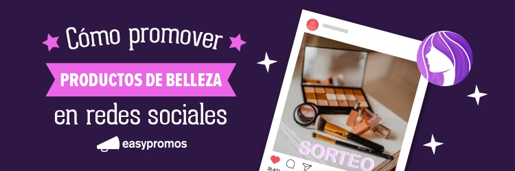 Productos de belleza, promoción en redes sociales