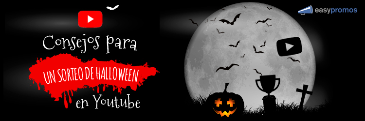 sorteo de Halloween en YouTube