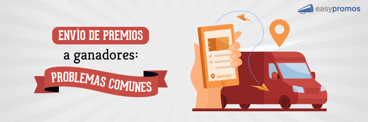 enviar los premios a los ganadores