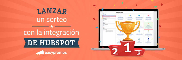 sorteo con la integración de HubSpot