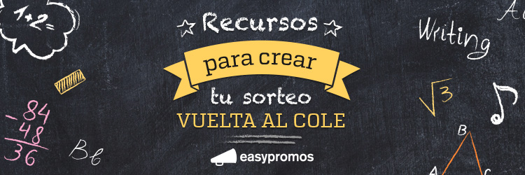 sorteo Vuelta al Cole en redes sociales