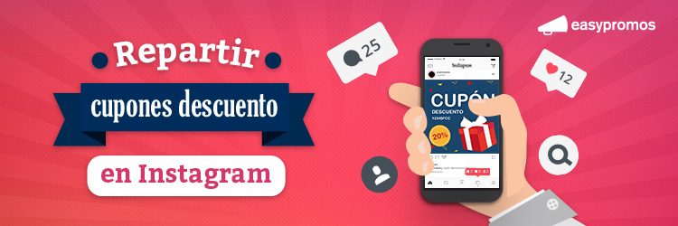 repartir cupones descuento en Instagram