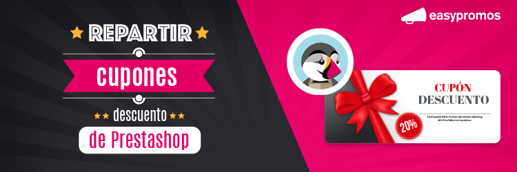 repartir cupones descuento de Prestashop