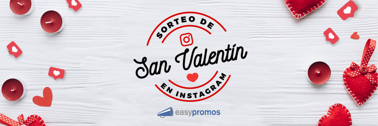 sorteo de San Valentin en Instagram