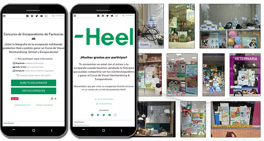 Concurso de escaparates B2B de Heel
