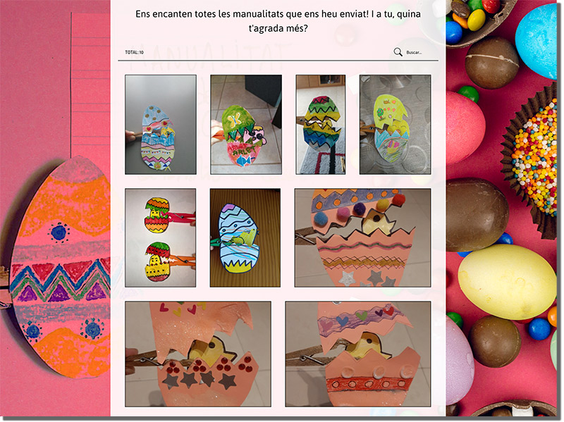 ejemplo de concurso de fotos con huevos de pascua