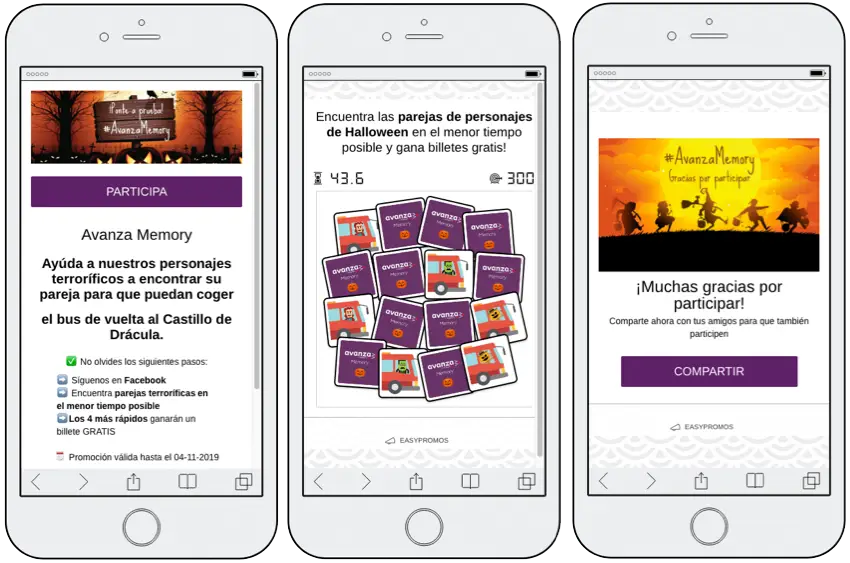 juego memoria empresa autobuses