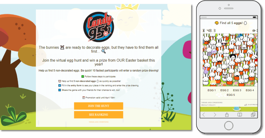 captacion datos juego responsive
