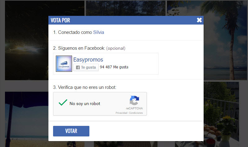 me gusta en votos