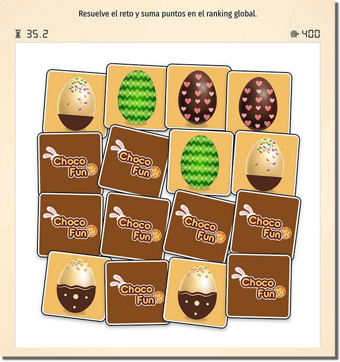 juegos de decorar huevos de pascua: ejemplo de memory