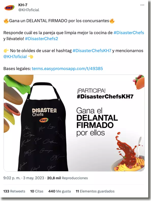 cómo hacer un sorteo en twitter con mención + hashtag