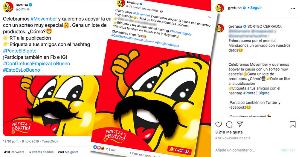 sorteo multired Movember