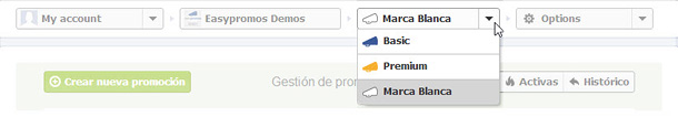 Easypromos - Navegar entre aplicaciones