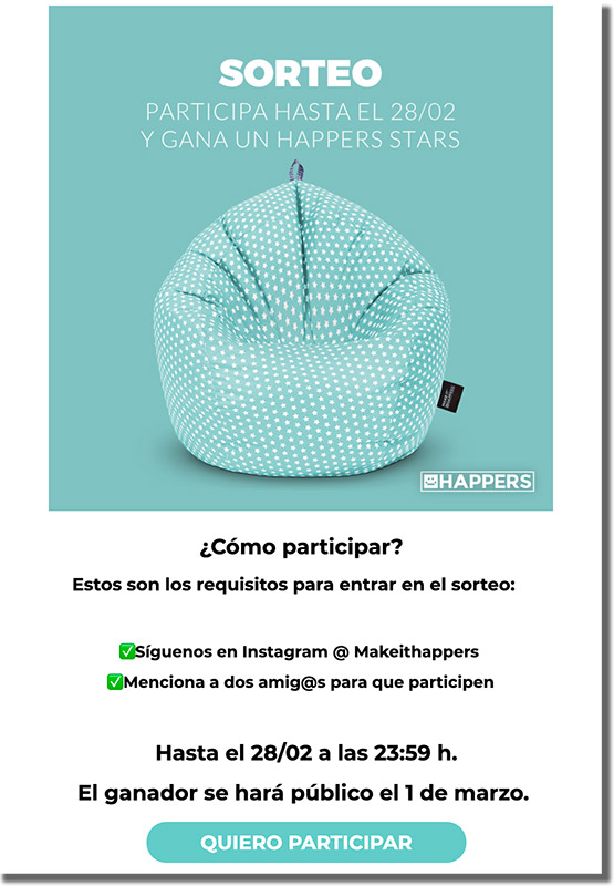 ejemplo de difusión de un sorteo en una newsletter