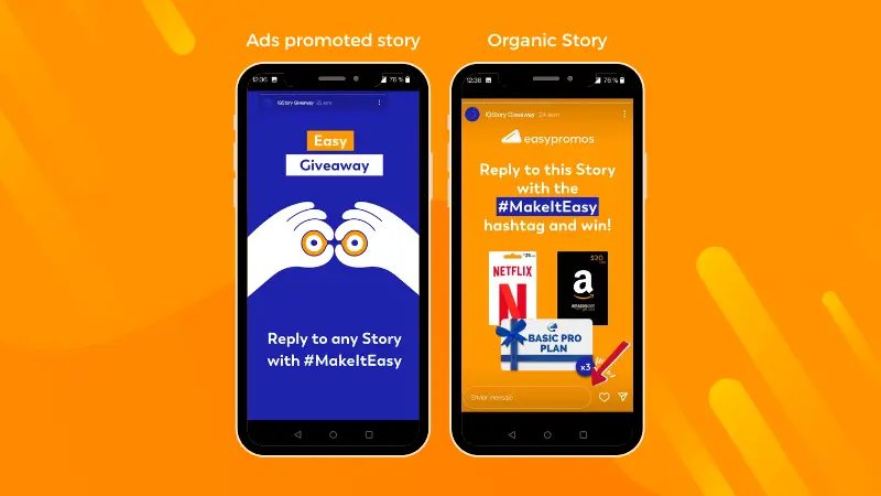 Difference between promoted and organic stories