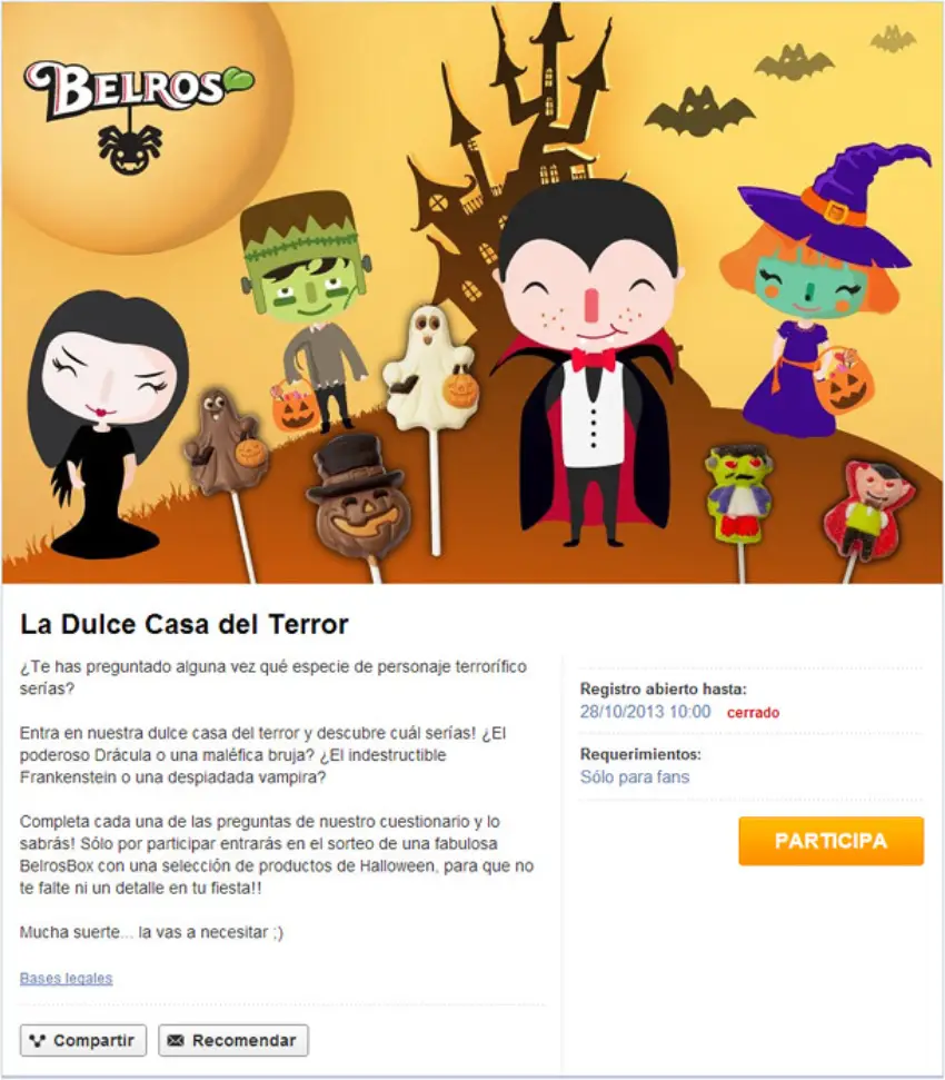 encuesta de Halloween Belros