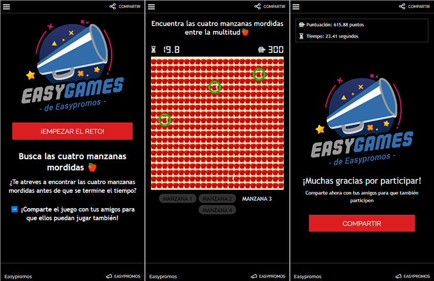 juego con registro anónimo