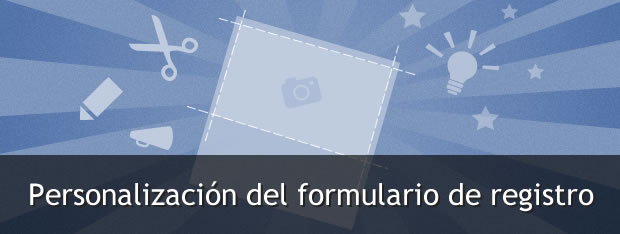Personalizar el formulario de registro