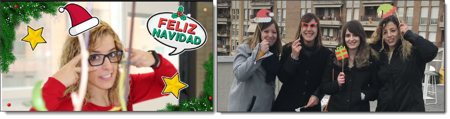 photocall digital fiesta Navidad
