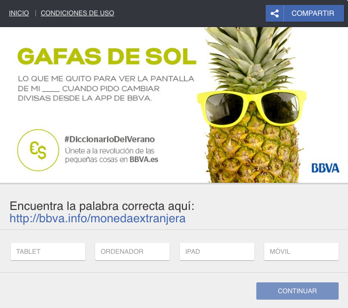 ejemplo de lanzamiento de una aplicación