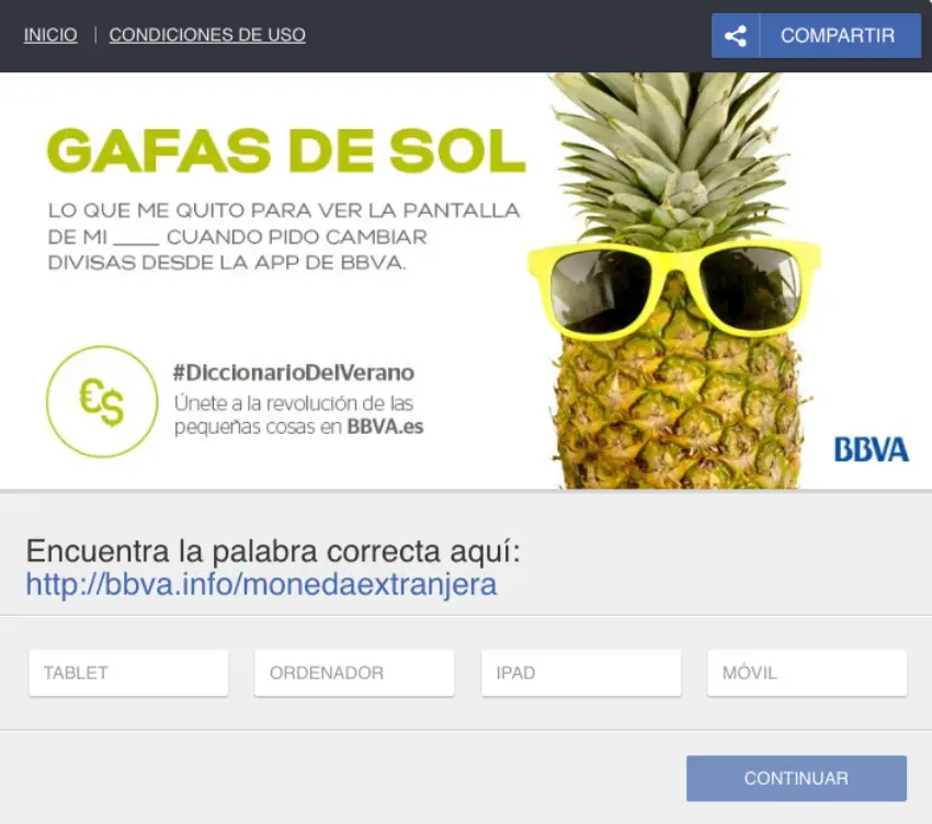 ejemplo de lanzamiento de una aplicación