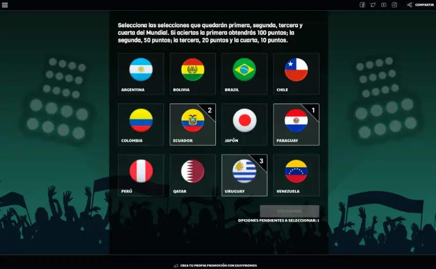 pregunta copa america