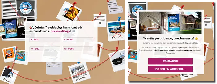 Juego interactivo con registro para potenicar el tráfico