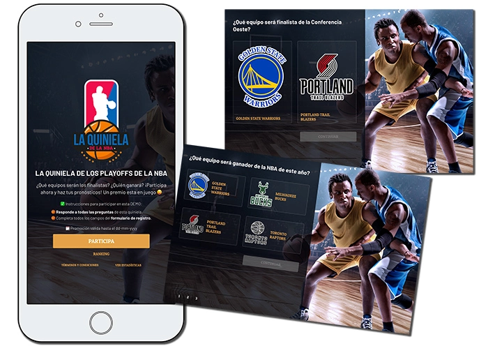 ejemplo de quiniela para las finales de la NBA