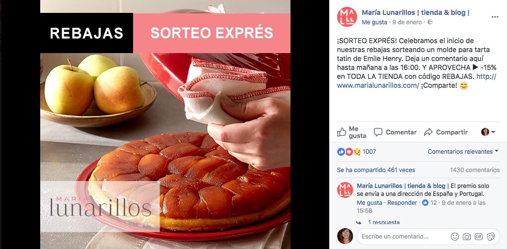 Ejemplo de sorteo expres