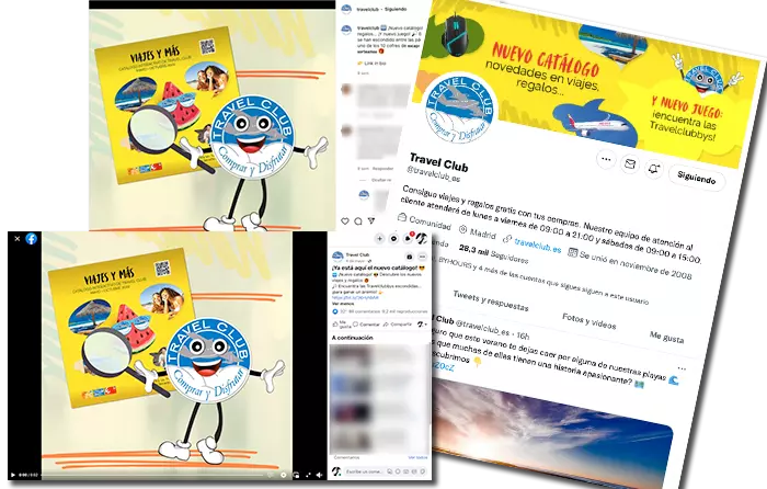 Ejemplo de comunicación de una campaña interactiva en redes sociales