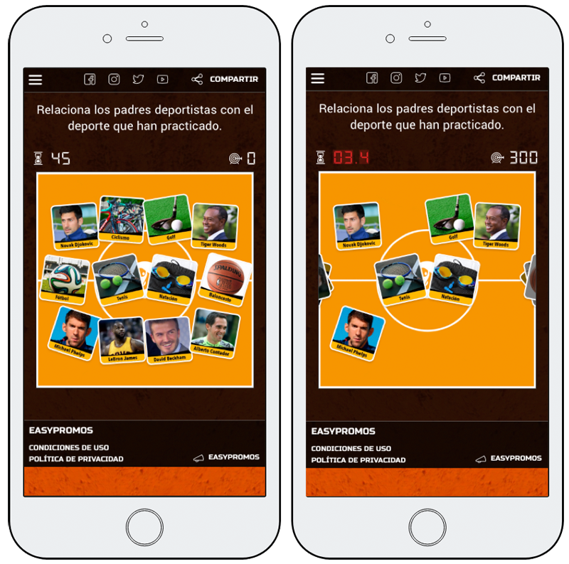 relaciona parejas juego dia padre