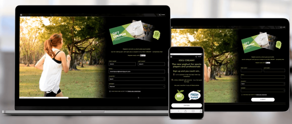 diseño responsive apps promocionales