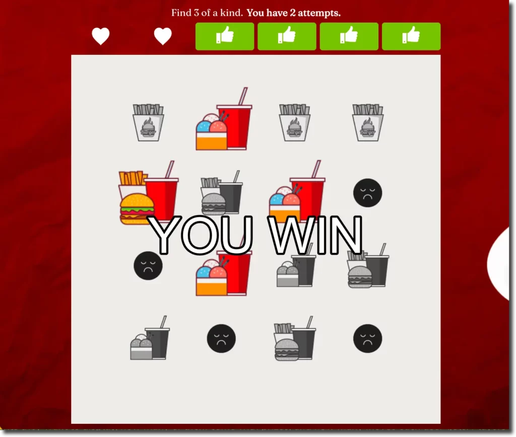 Reveal & Win promotion to distribute prizes