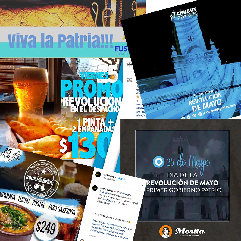 ejemplos promociones revolución de mayo