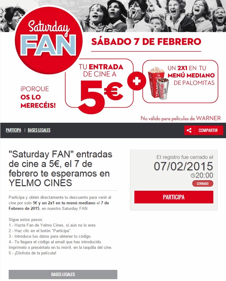 página inicio promoción