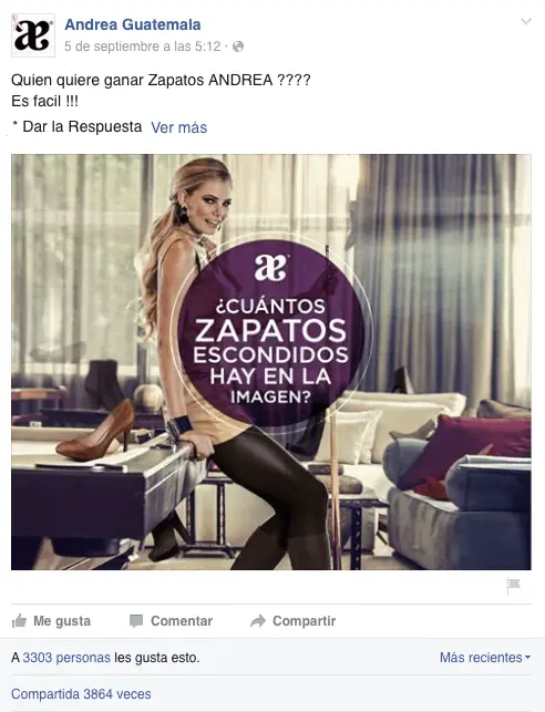 concurso de comentarios facebook