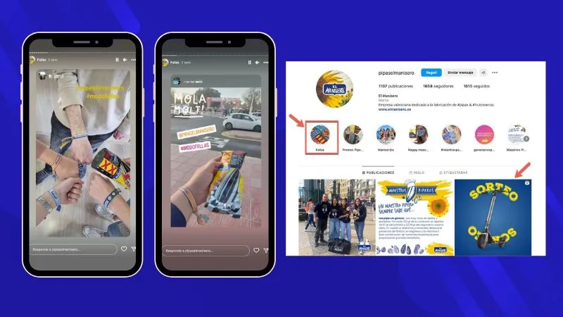 Instagram Stories Fallas Giveaway