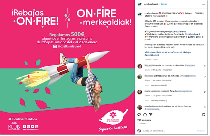Cómo hacer un sorteo en Instagram por rebajas y reactivar la comunidad online