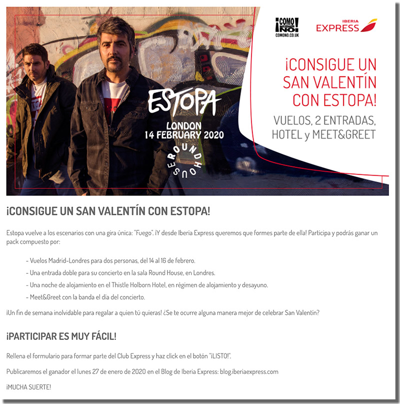 ejemplo de sorteo con registro del día de los enamorados