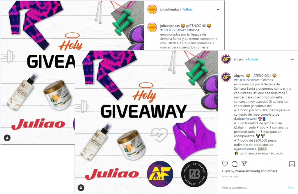sorteo colaboradores para Pascua