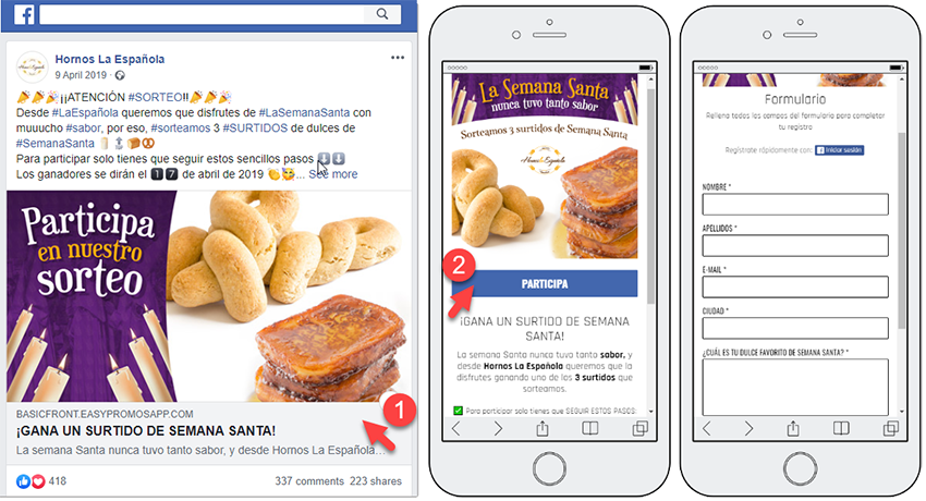 sorteo dulces semana santa