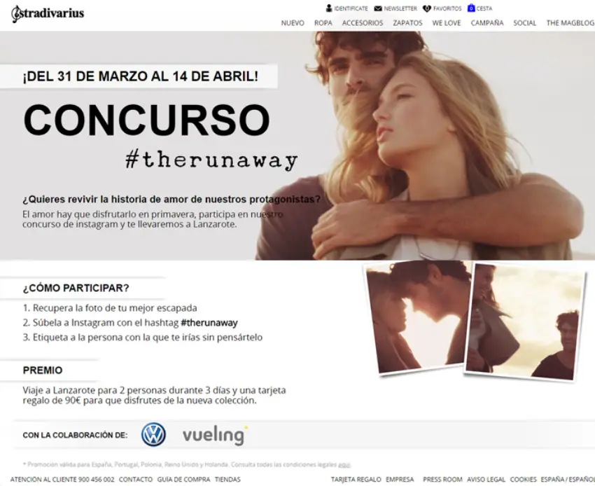 stradivarius concurso instagram
