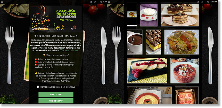 ejemplo de concurso online
