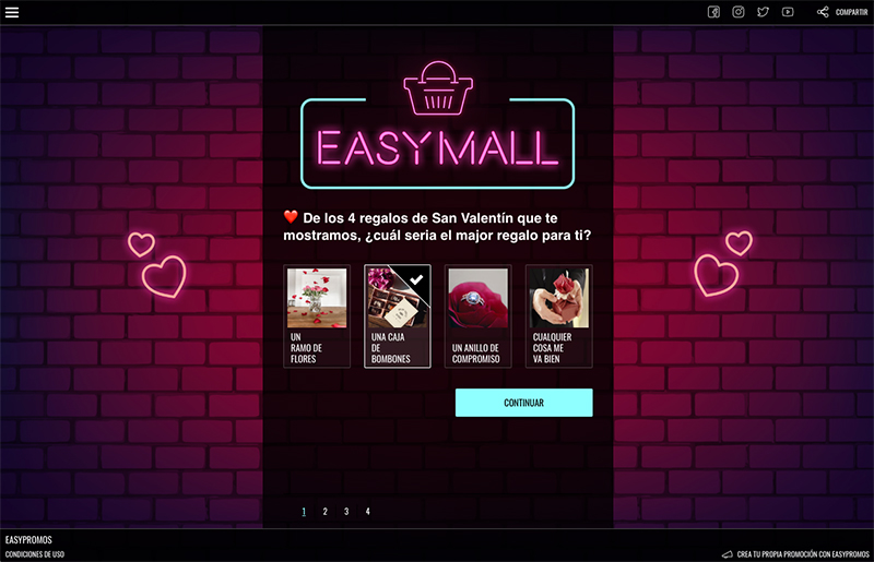 ejemplo de test de personalidad de san valentín