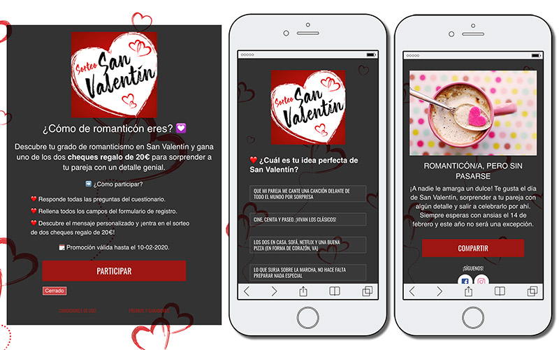 ejemplo de test de personalidad de san valentín