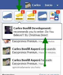 Ticker de aplicaciones