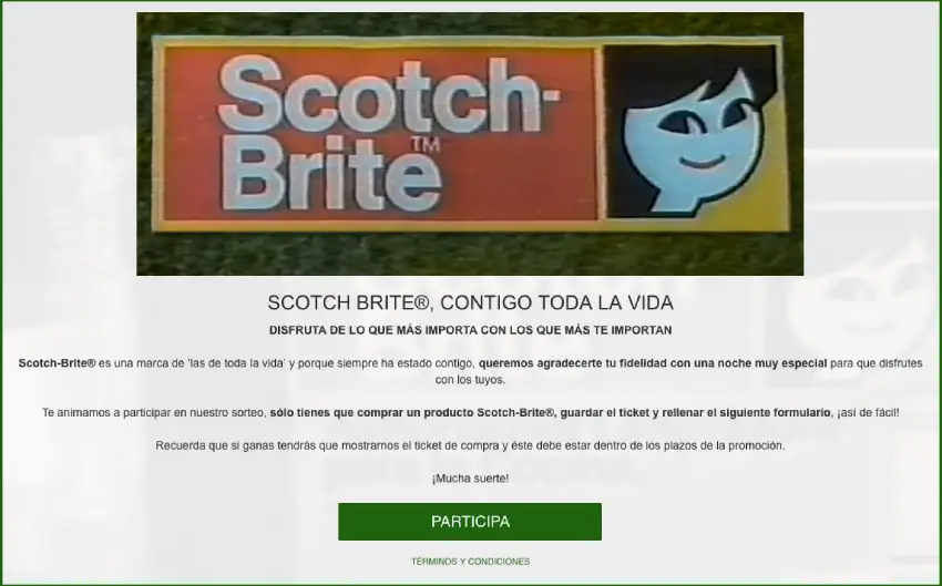 premiar a los consumidores por la compra de producto con validación de tíquet de compra