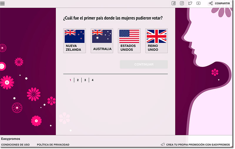 trivial para celebrar el Día de la Mujer