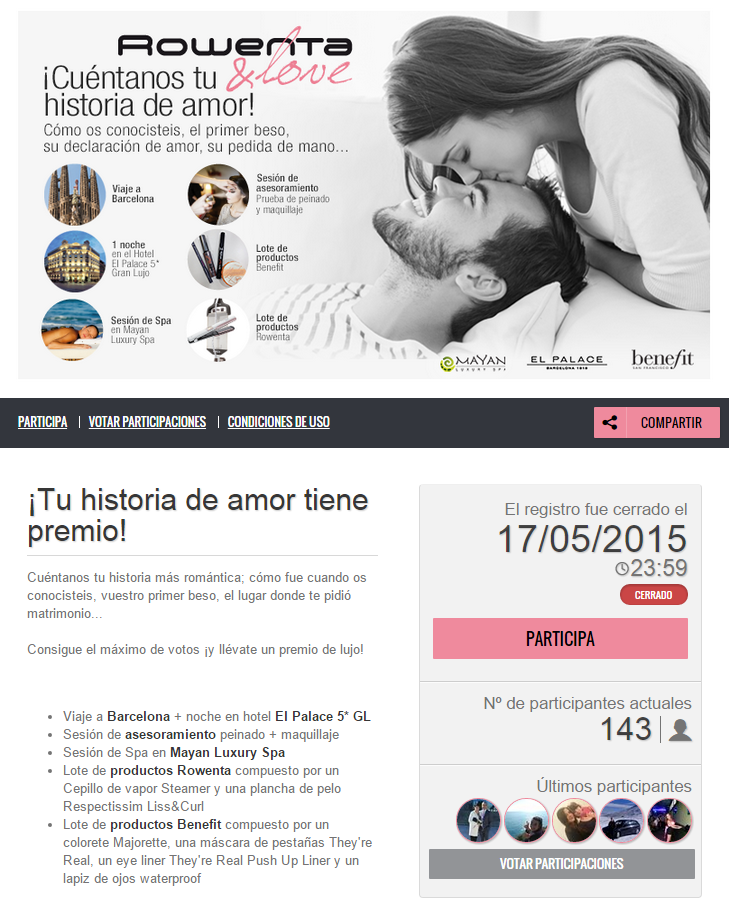 tu historia de amor tiene premio