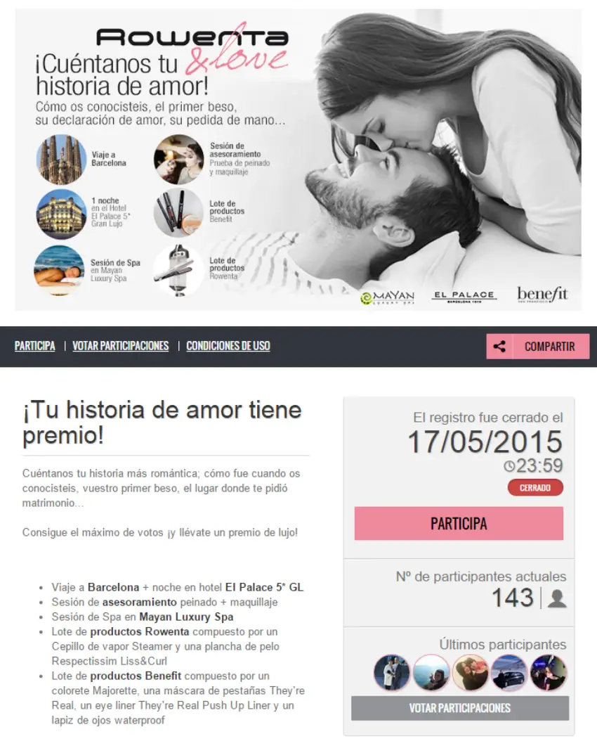tu historia de amor tiene premio